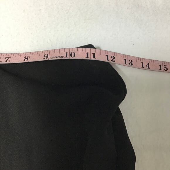 LULU'S SZ S Catch Me Sparkling Black Rhinestone Side Slit Wide-Leg Pants NEW B44 - Picture 4 of 8